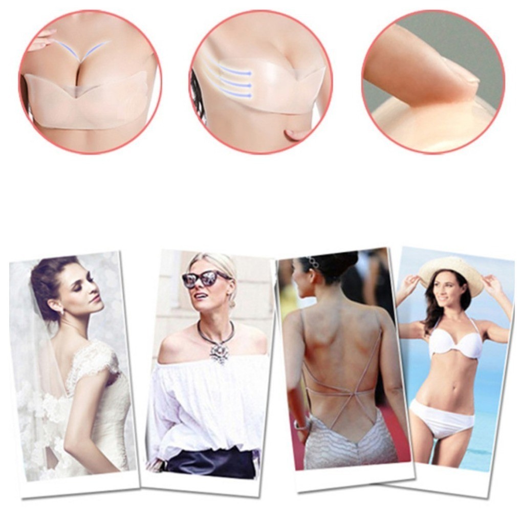 Женский бесшовный силиконовый  – обзор и цена Push Up Bra Silicone